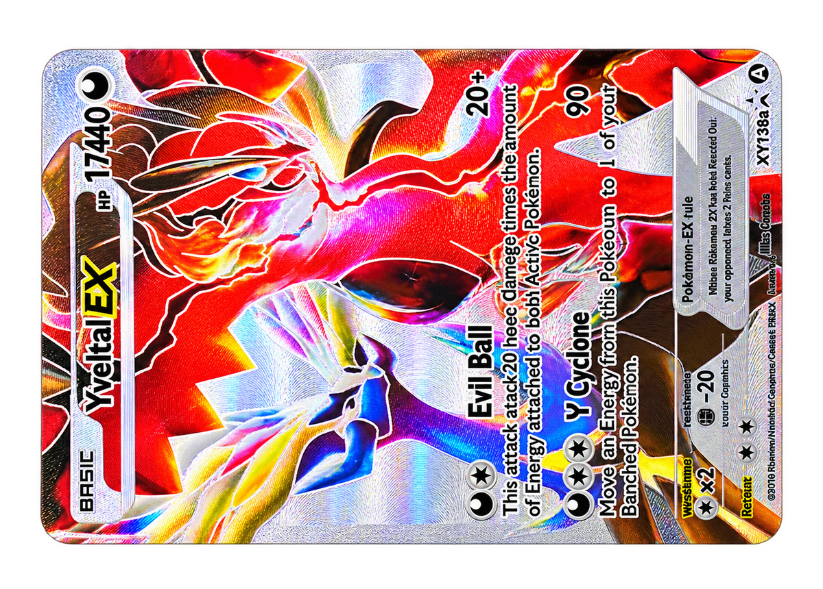 Pokemon Silver Card 15000+ HP (Uncommon)